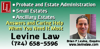 Law Levine, LLC - Estate Attorney in New Kensington PA for Probate Estate Administration including small estates and ancillary estates